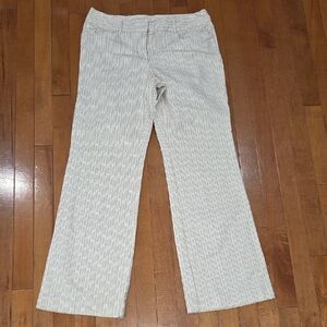 Michael Kors Beige Striped Trousers